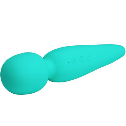 PRETTY LOVE - MEREDITH MASSAGER 12 VIBRATION MODES AQUA GREEN - My naughty haven #