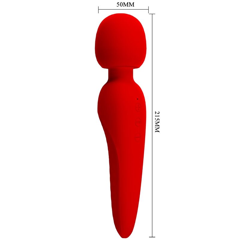 PRETTY LOVE - MEREDITH MASSAGER 12 VIBRATION MODES RED - My naughty haven #