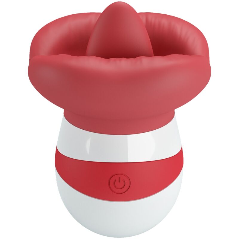 PRETTY LOVE - MINA TONGUE STIMULATOR LIGHT RED - My naughty haven #