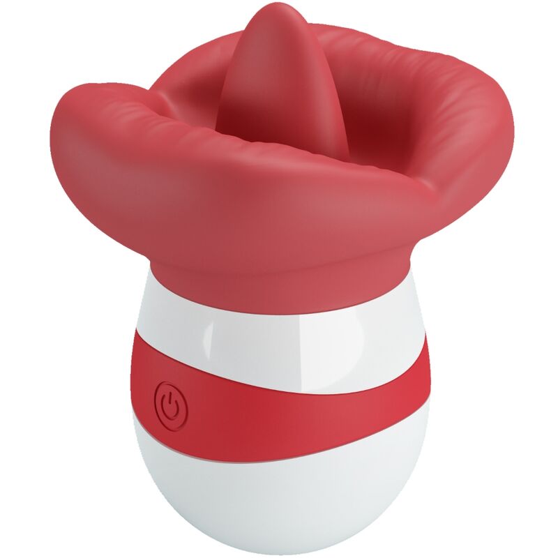 PRETTY LOVE - MINA TONGUE STIMULATOR LIGHT RED - My naughty haven #