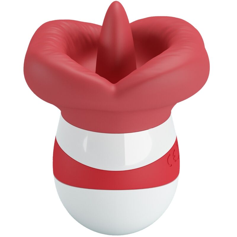 PRETTY LOVE - MINA TONGUE STIMULATOR LIGHT RED - My naughty haven #