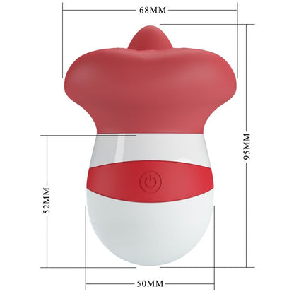 PRETTY LOVE - MINA TONGUE STIMULATOR LIGHT RED - My naughty haven #