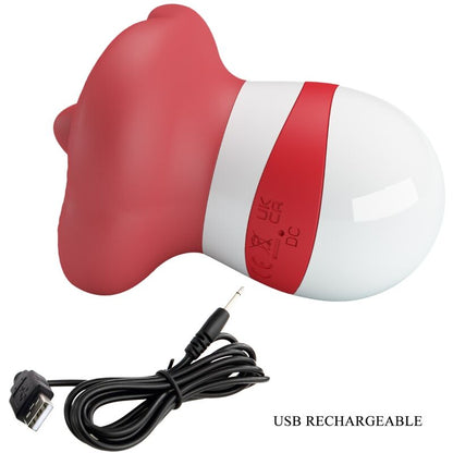 PRETTY LOVE - MINA TONGUE STIMULATOR LIGHT RED - My naughty haven #