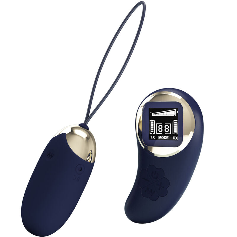 PRETTY LOVE - MINA VIBRATING EGG REMOTE CONTROL BLUE - My naughty haven #