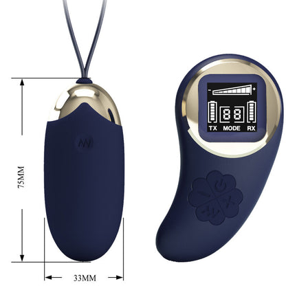 PRETTY LOVE - MINA VIBRATING EGG REMOTE CONTROL BLUE - My naughty haven #