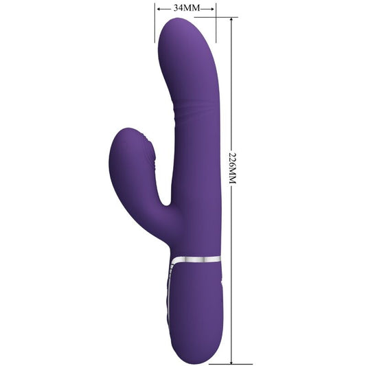 PRETTY LOVE - MULTIFUNCTION G-SPOT VIBRATOR PURPLE - My naughty haven #