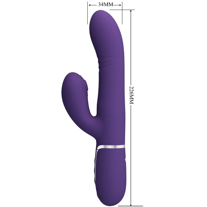 PRETTY LOVE - MULTIFUNCTION G-SPOT VIBRATOR PURPLE - My naughty haven #