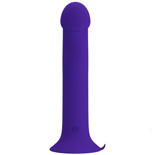 PRETTY LOVE - MURRAY YOUTH VIBRATING DILDO & RECHARGEABLE VIOLET - My naughty haven #