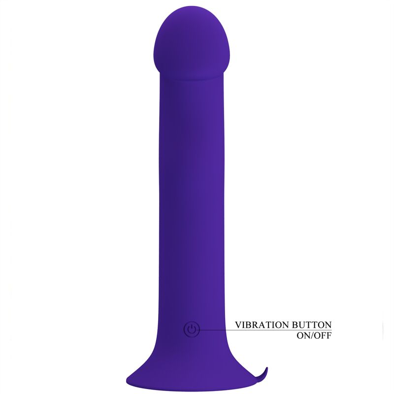 PRETTY LOVE - MURRAY YOUTH VIBRATING DILDO & RECHARGEABLE VIOLET - My naughty haven #