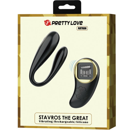 PRETTY LOVE - NATHAN DOUBLE PLEASURE VIBRATOR REMOTE CONTROL - My naughty haven #