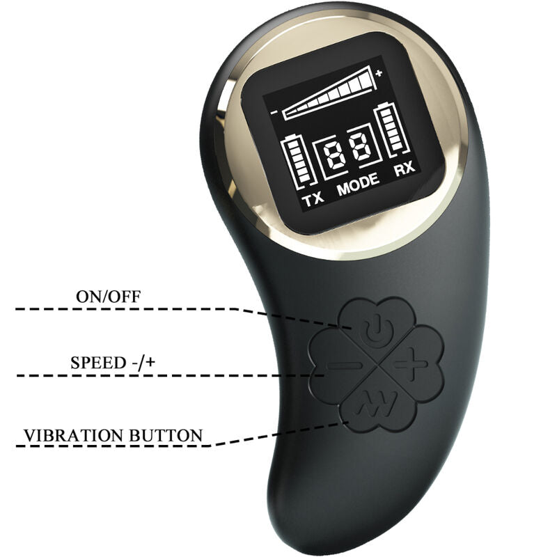 PRETTY LOVE - NATHAN DOUBLE PLEASURE VIBRATOR REMOTE CONTROL - My naughty haven #