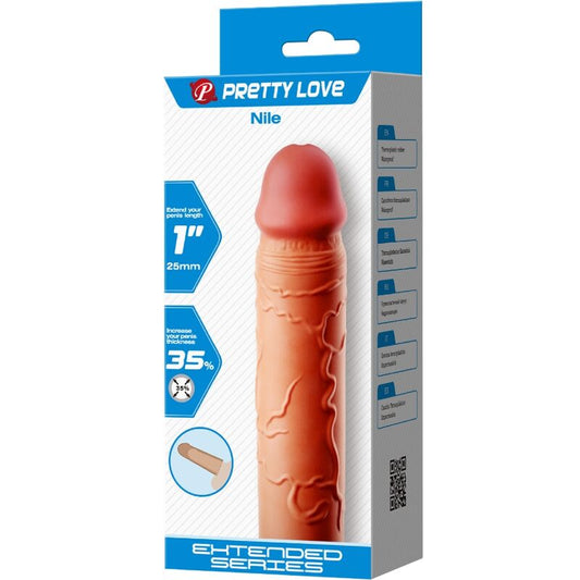 PRETTY LOVE - NILE PENIS EXTENDER COVER FLESH - My naughty haven #