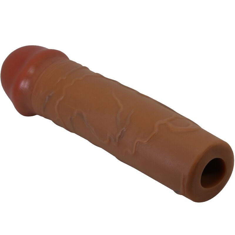 PRETTY LOVE - NILE PENIS SLEEVE WITH 2.5 CM EXTENSION MULATTO - My naughty haven #