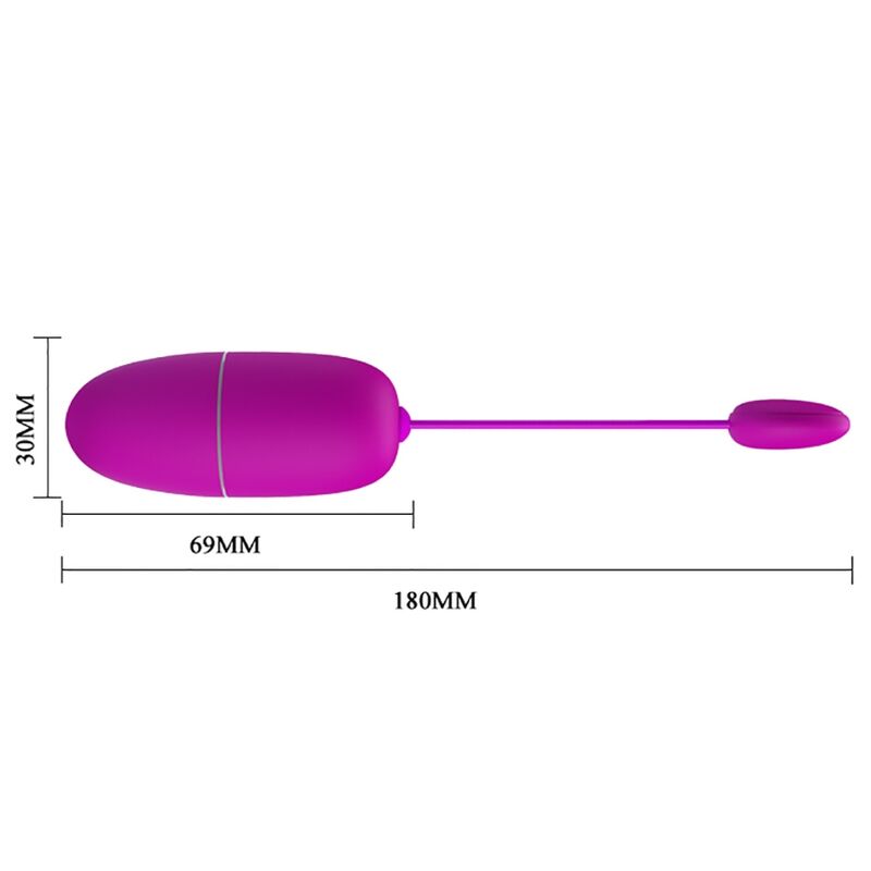 PRETTY LOVE - NYMPH VIBRATING EGG APP CONTROLLED PURPLE - My naughty haven #