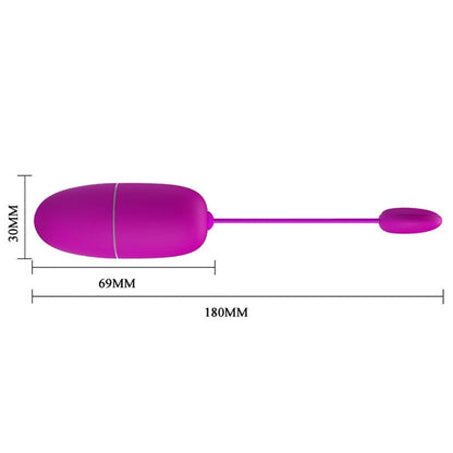 PRETTY LOVE - NYMPH VIBRATING EGG APP CONTROLLED PURPLE - My naughty haven #