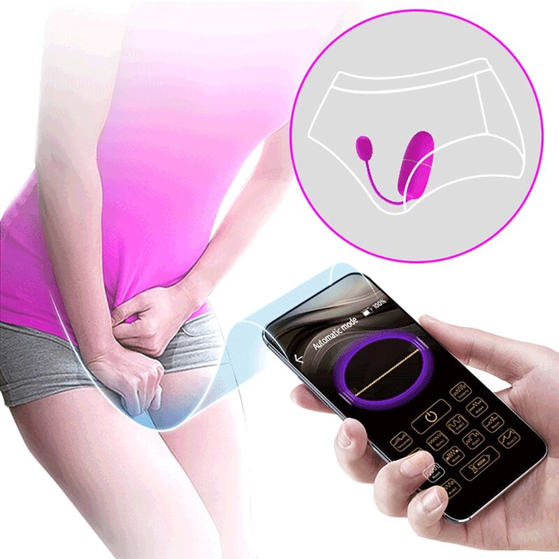 PRETTY LOVE - NYMPH VIBRATING EGG APP CONTROLLED PURPLE - My naughty haven #