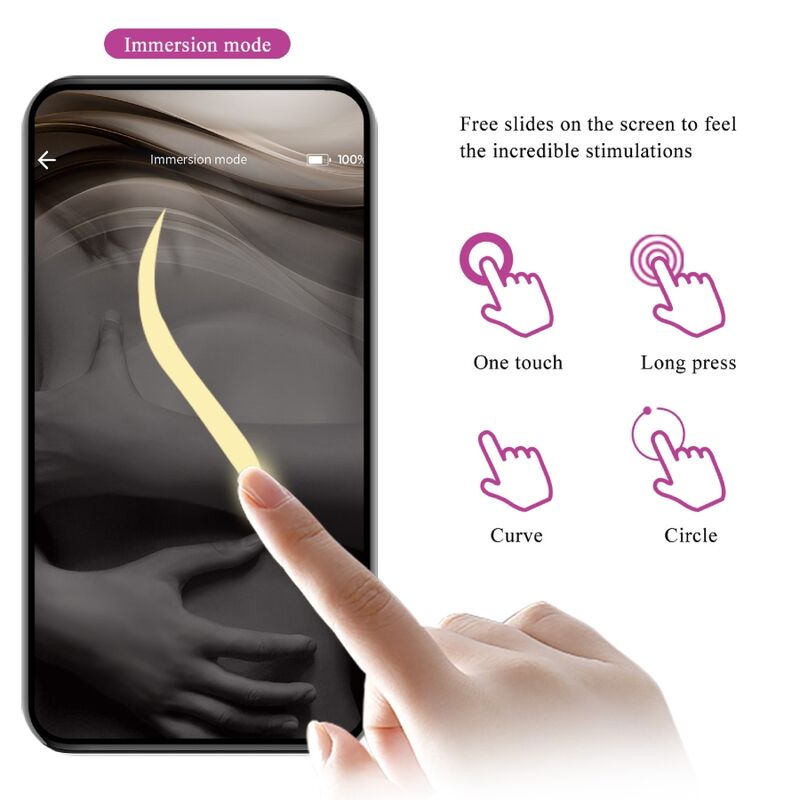PRETTY LOVE - NYMPH VIBRATING EGG APP CONTROLLED PURPLE - My naughty haven #