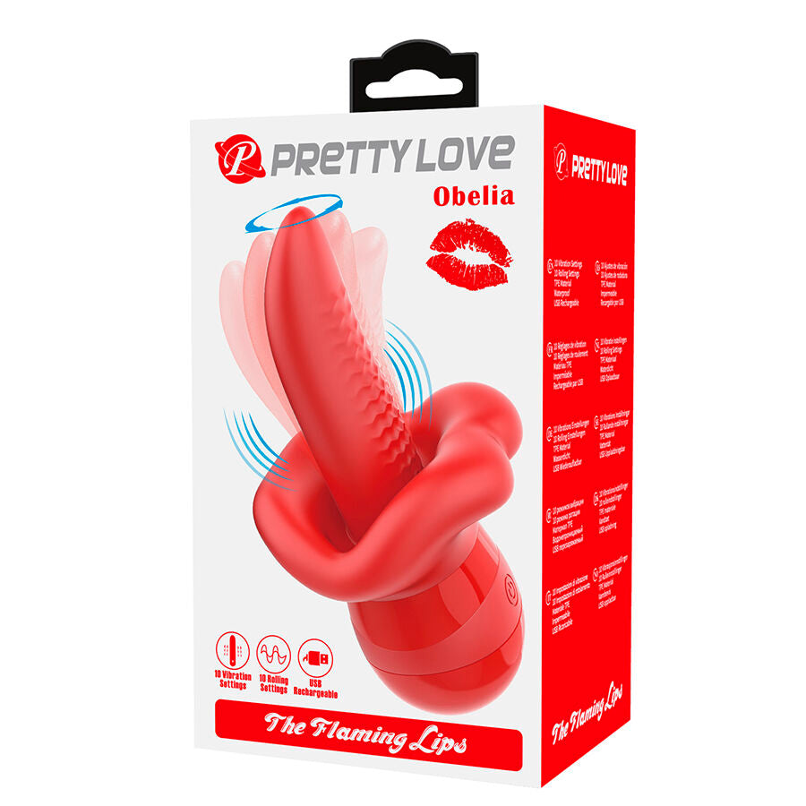 PRETTY LOVE - OBELIA MASTURBATOR TONGUE VIBRATOR WITH ORBITAL MOTION - My naughty haven #
