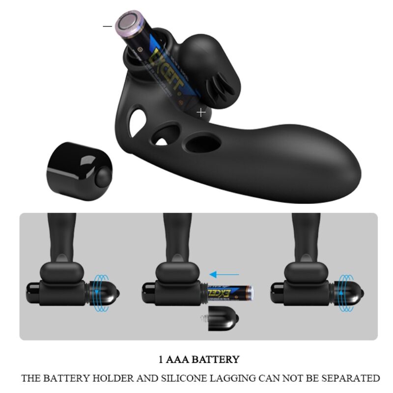 PRETTY LOVE - ORLANDO ЧЕРЕН ВИБРАТОР ЗА ПРЪСТИ