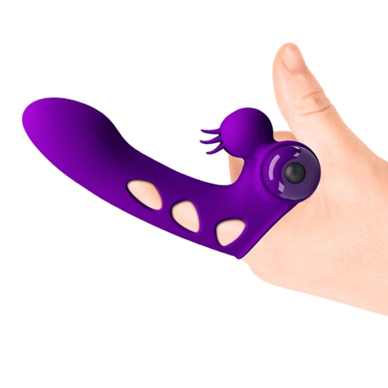 PRETTY LOVE - ORLANDO PURPLE VIBRATOR FINGER COVER - My naughty haven #