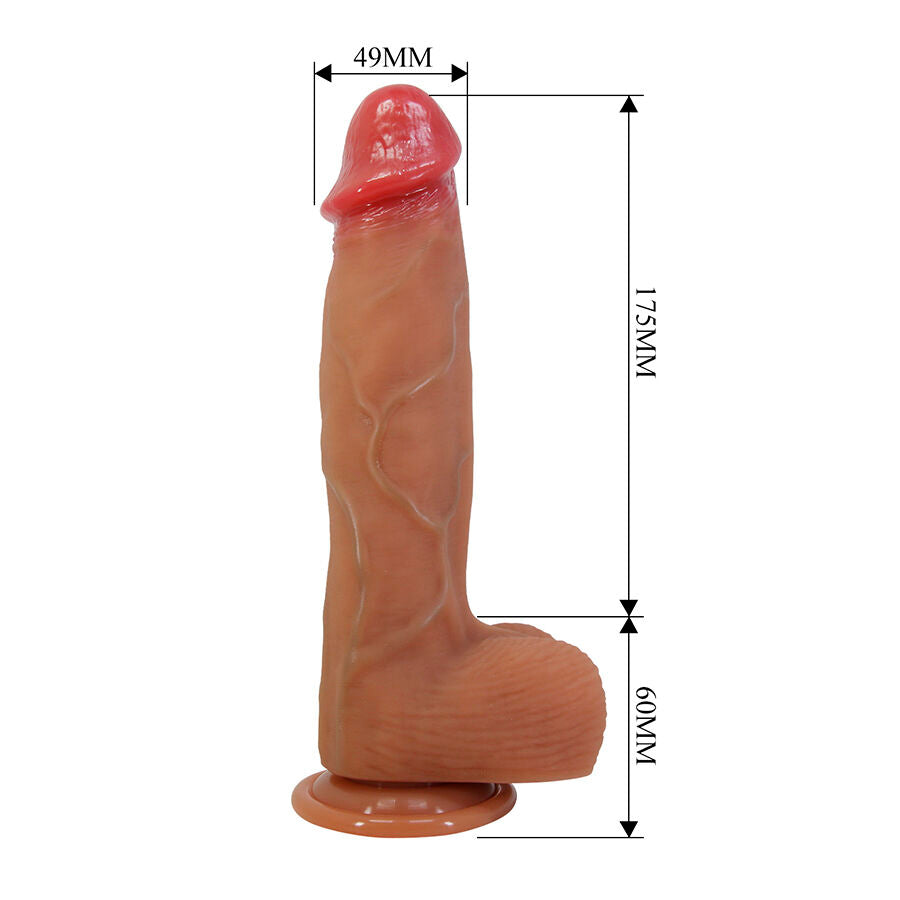 PRETTY LOVE - ORTON REALISTIC DILDO WITH SUCTION CUP 23.5 CM -Ø- 4.9 CM - My naughty haven #