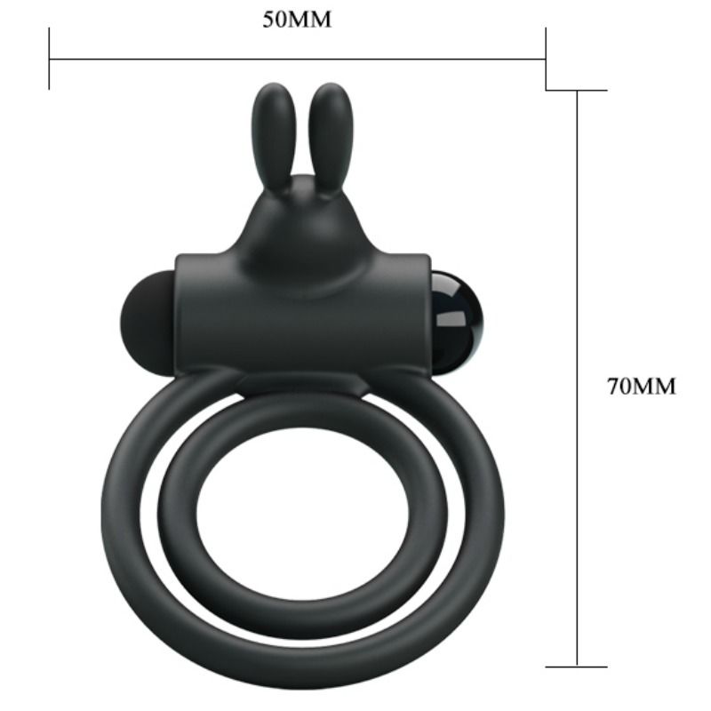 PRETTY LOVE - OSMOND SILICONE VIBRATOR RING - My naughty haven #