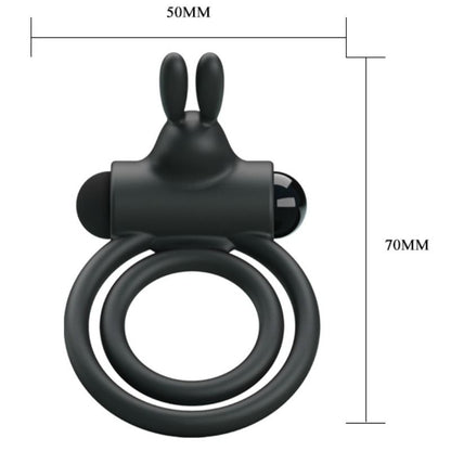 PRETTY LOVE - OSMOND SILICONE VIBRATOR RING - My naughty haven #