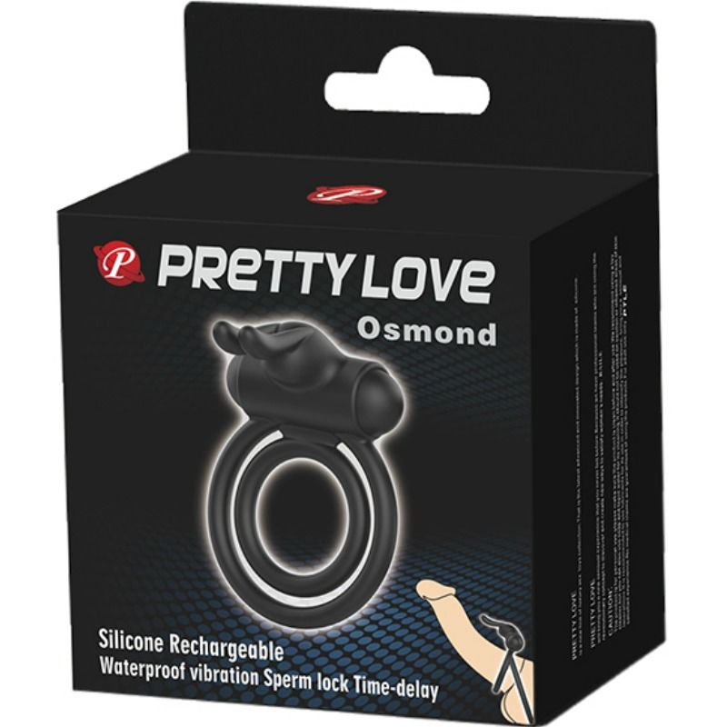 PRETTY LOVE - OSMOND SILICONE VIBRATOR RING - My naughty haven #