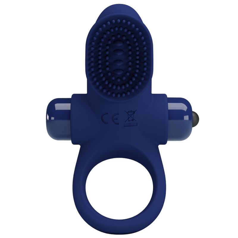 PRETTY LOVE - PALLE RING WITH VIBRATION BLUE - My naughty haven #