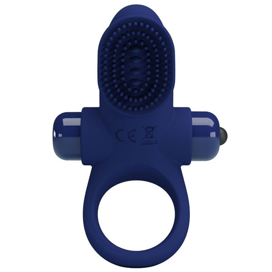 PRETTY LOVE - PALLE RING WITH VIBRATION BLUE - My naughty haven #