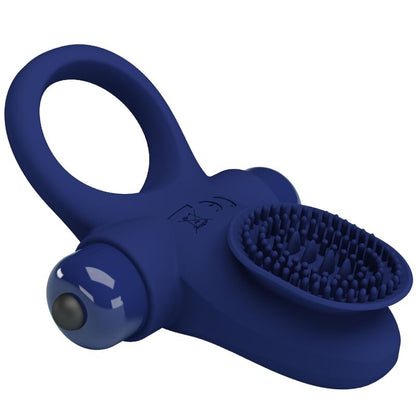 PRETTY LOVE - PALLE RING WITH VIBRATION BLUE - My naughty haven #