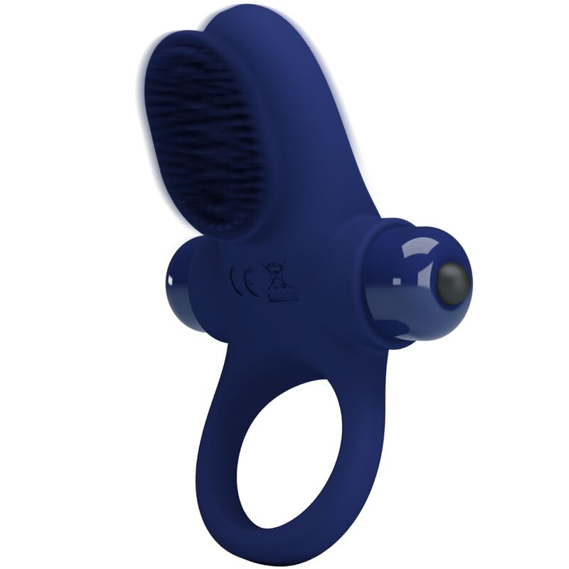 PRETTY LOVE - PALLE RING WITH VIBRATION BLUE - My naughty haven #