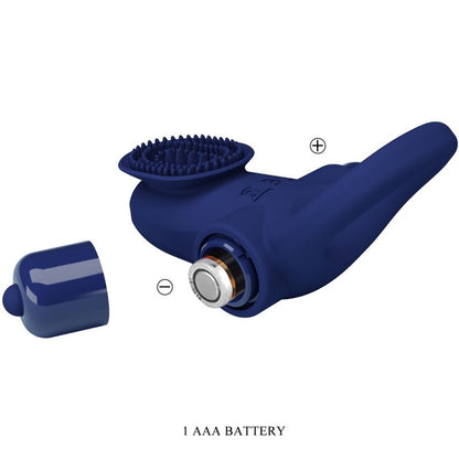 PRETTY LOVE - PALLE RING WITH VIBRATION BLUE - My naughty haven #