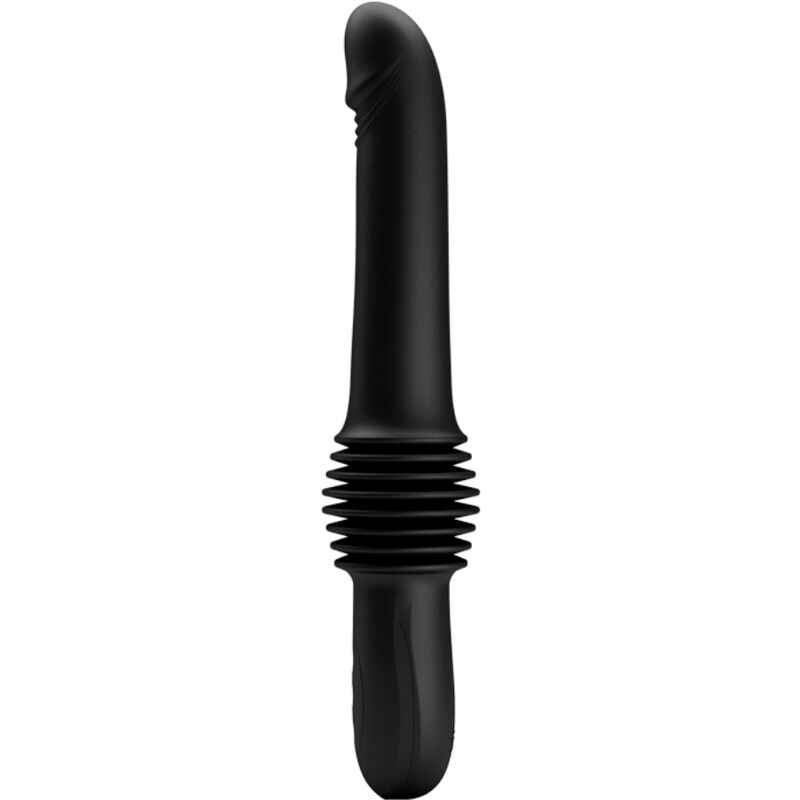 PRETTY LOVE - PAZUZU VIBRATOR 3 THRUST MODES BLACK - My naughty haven #