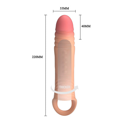 PRETTY LOVE - PENIS SLEEVE WITH INTEGRATED VIBRATION - My naughty haven #
