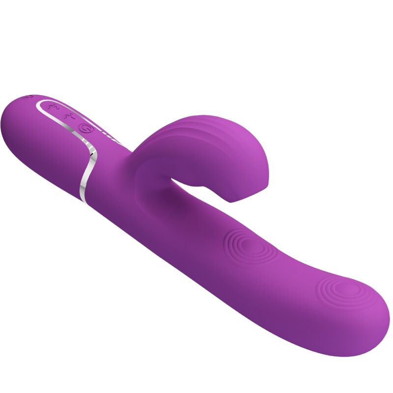 PRETTY LOVE - PERLITA 3 IN 1 MULTIFUNCTION RABBIT VIBRATOR  PURPLE - My naughty haven #