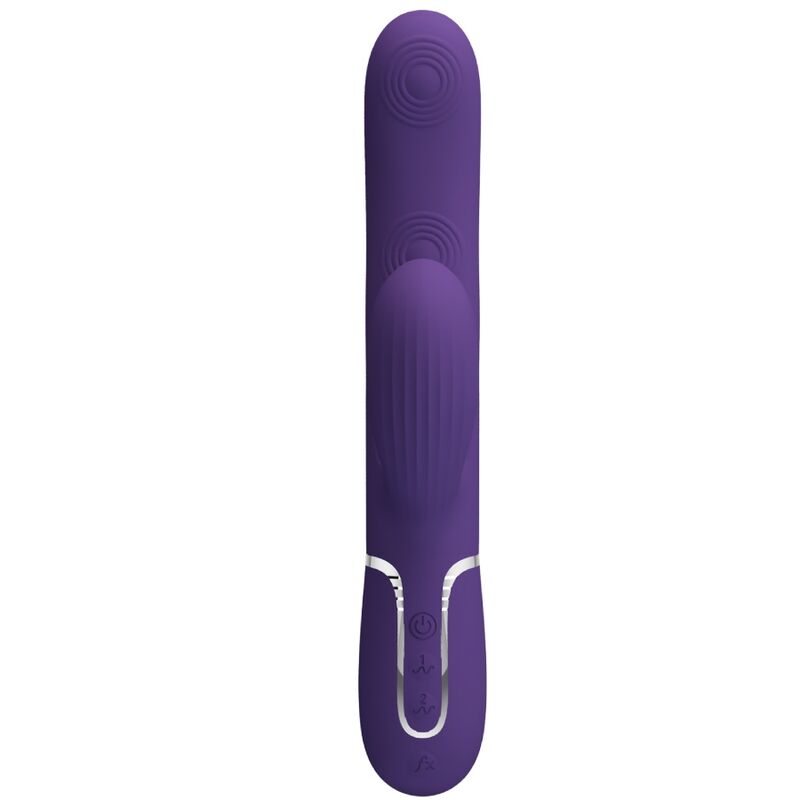 PRETTY LOVE - PERLITA G-SPOT VIBRATOR 3 IN 1 MULTIFUNCTION PURPLE - My naughty haven #