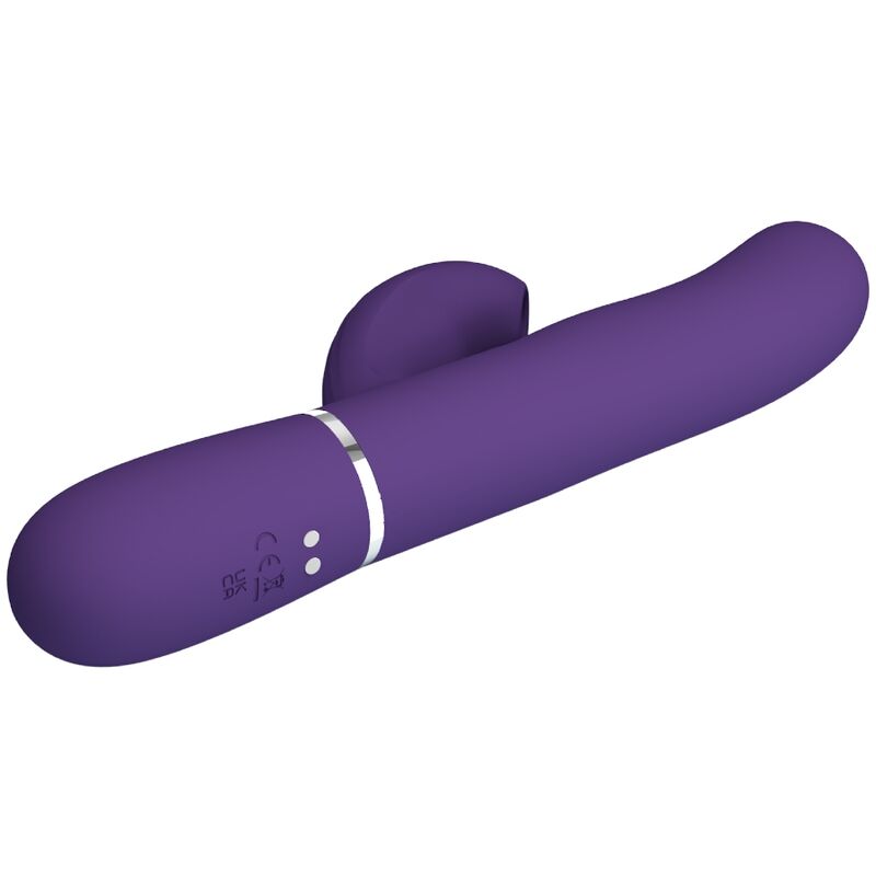 PRETTY LOVE - PERLITA G-SPOT VIBRATOR 3 IN 1 MULTIFUNCTION PURPLE - My naughty haven #