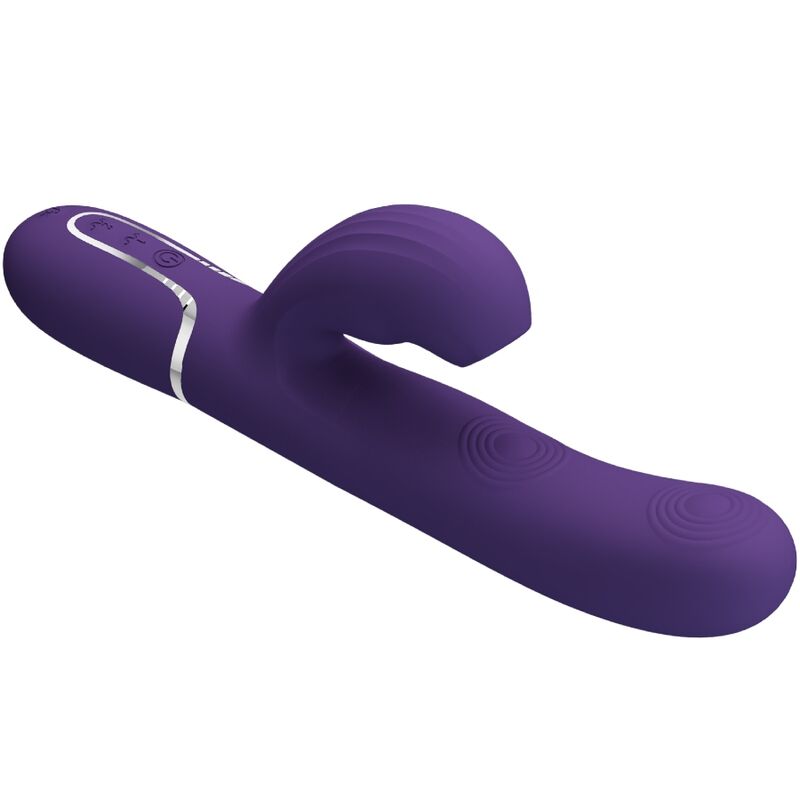 PRETTY LOVE - PERLITA G-SPOT VIBRATOR 3 IN 1 MULTIFUNCTION PURPLE - My naughty haven #
