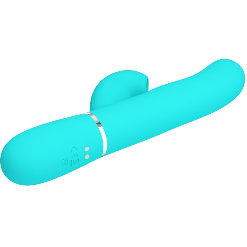 PRETTY LOVE - PERLITA MULTIFUNCTION 3 IN 1 G-SPOT VIBRATOR AQUA GREEN - My naughty haven #