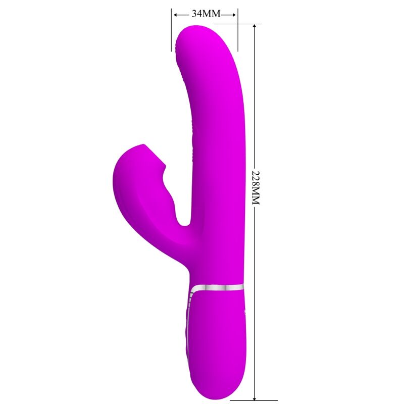 PRETTY LOVE - PERLITA MULTIFUNCTION 3 IN 1 G-SPOT VIBRATOR VIOLET - My naughty haven #