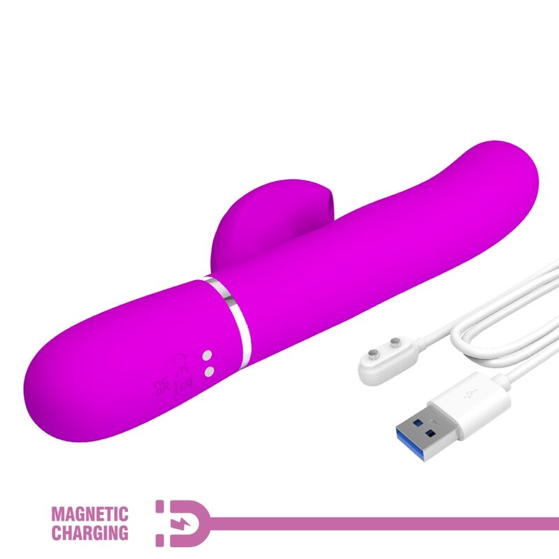 PRETTY LOVE - PERLITA MULTIFUNCTION 3 IN 1 G-SPOT VIBRATOR VIOLET - My naughty haven #