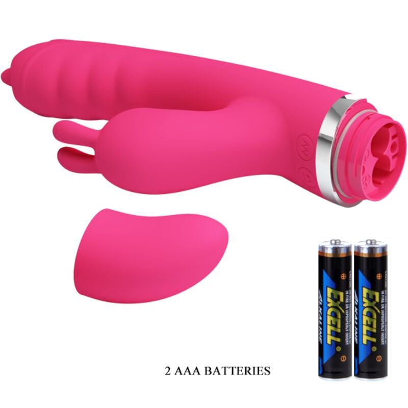 PRETTY LOVE - PHOENIX MULTIFUNCTION RABBIT VIBRATOR PINK - My naughty haven #