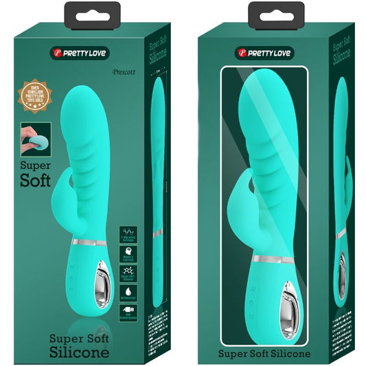 PRETTY LOVE - PRESCOTT MULTIFUNCTION G-SPOT VIBRATOR AQUA GREEN - My naughty haven #