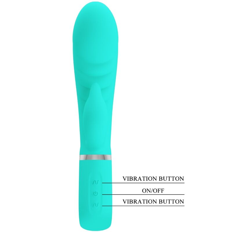 PRETTY LOVE - PRESCOTT MULTIFUNCTION G-SPOT VIBRATOR AQUA GREEN - My naughty haven #