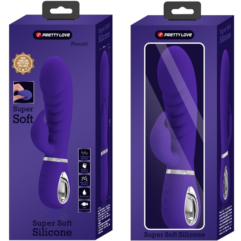 PRETTY LOVE - PRESCOTT MULTIFUNCTION G-SPOT VIBRATOR PURPLE - My naughty haven #