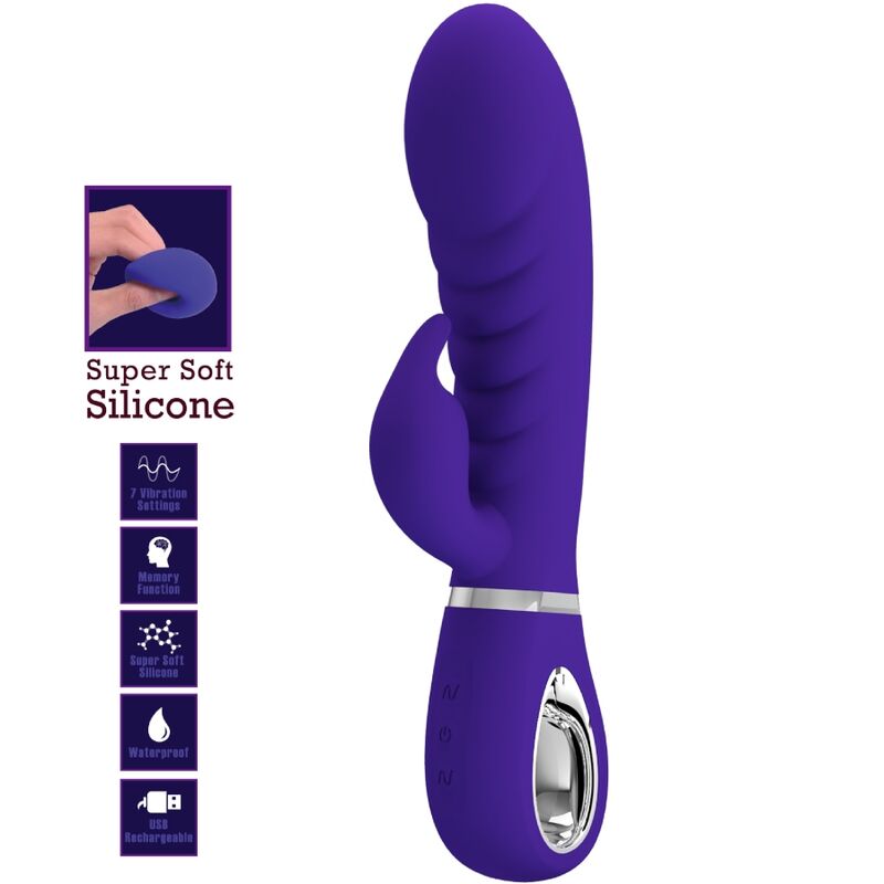 PRETTY LOVE - PRESCOTT MULTIFUNCTION G-SPOT VIBRATOR PURPLE - My naughty haven #