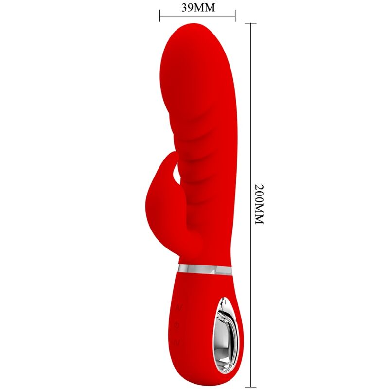 PRETTY LOVE - PRESCOTT MULTIFUNCTION G-SPOT VIBRATOR RED - My naughty haven #