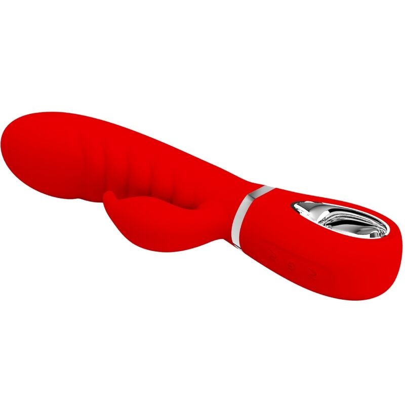 PRETTY LOVE - PRESCOTT MULTIFUNCTION G-SPOT VIBRATOR RED - My naughty haven #