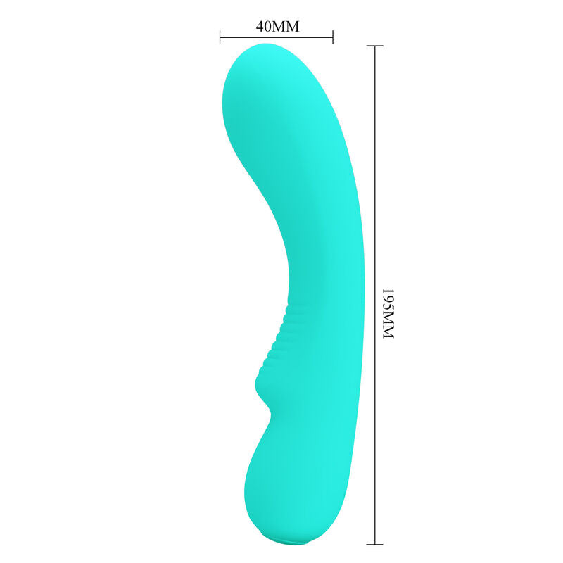 PRETTY LOVE - PRESCOTT RECHARGEABLE VIBRATOR AQUA GREEN - My naughty haven #